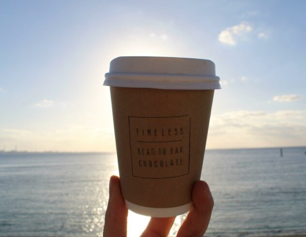 timeless chocolate okinawa japan cup of chai tea