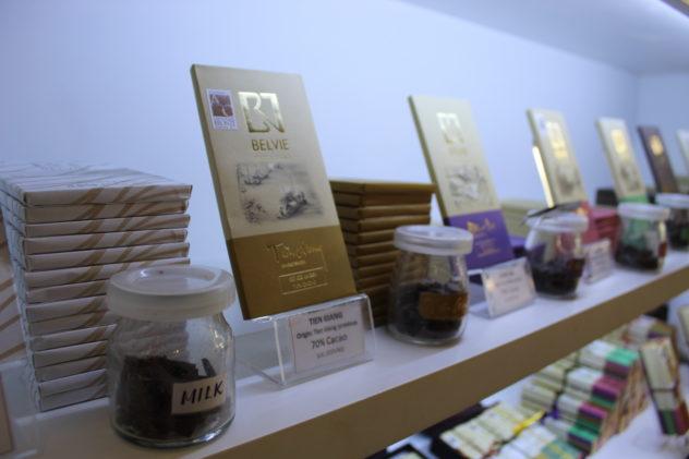 Saigon Vietnam Chocolate Guide Belvie Chocolate Maker Bars: Every single delicious chocolate shop in Saigon, Vietnam, packed into one post, PLUS one to avoid! This is your comprehensive guide to Vietnam's fast-growing craft chocolate scene. #ho #chi #minh #min #city #hcmc #saigon #vietnam #travel #wanderlust #foodie #chocolate #cacao #cocoa #local #must #eat #dessert #cafes #restaurants