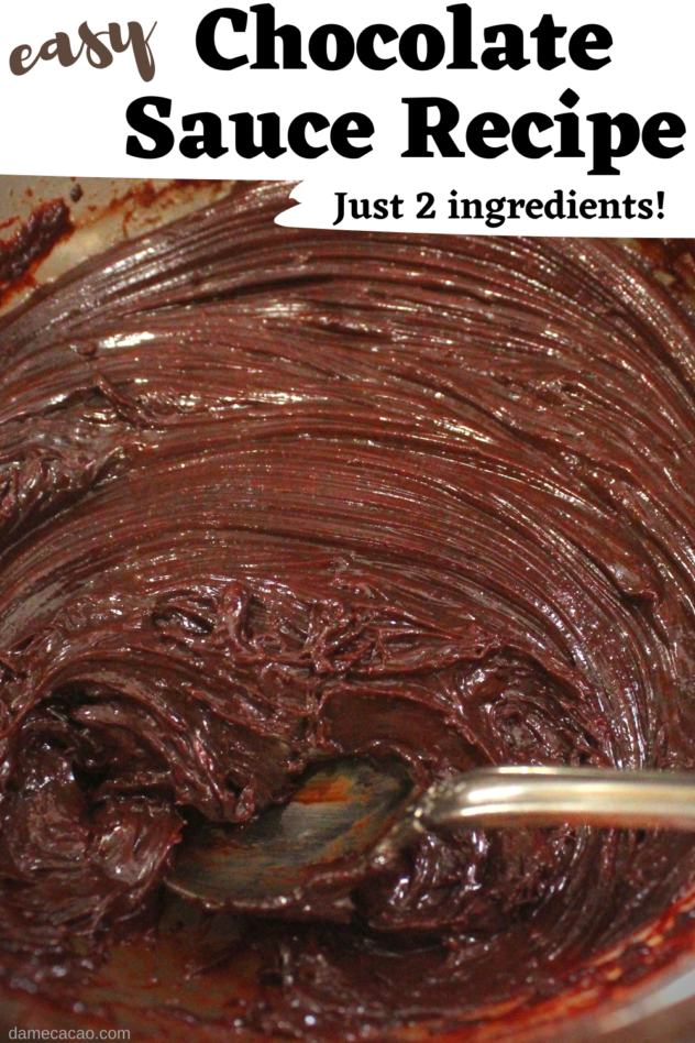 chocolate sauce recipe pinterest pin 2