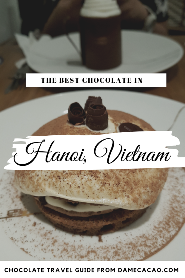 Hanoi chocolate pinterest pin 1