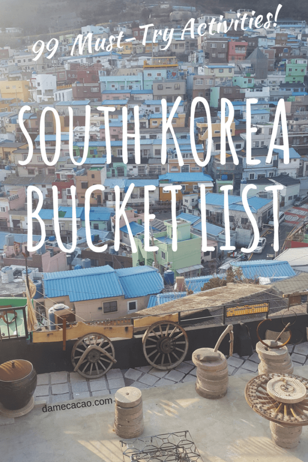 Korea bucket list pinterest pin 2