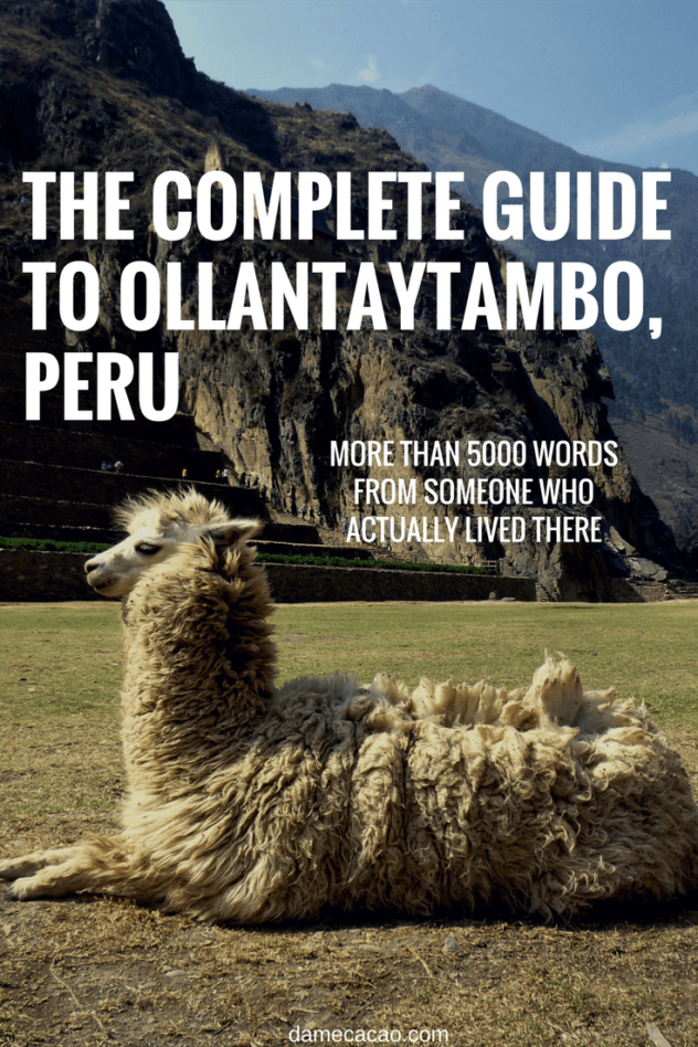 Ollantaytambo itinerary pinterest pin 1