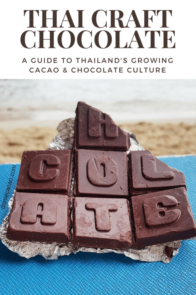 Thai chocolate pinterest pin 1