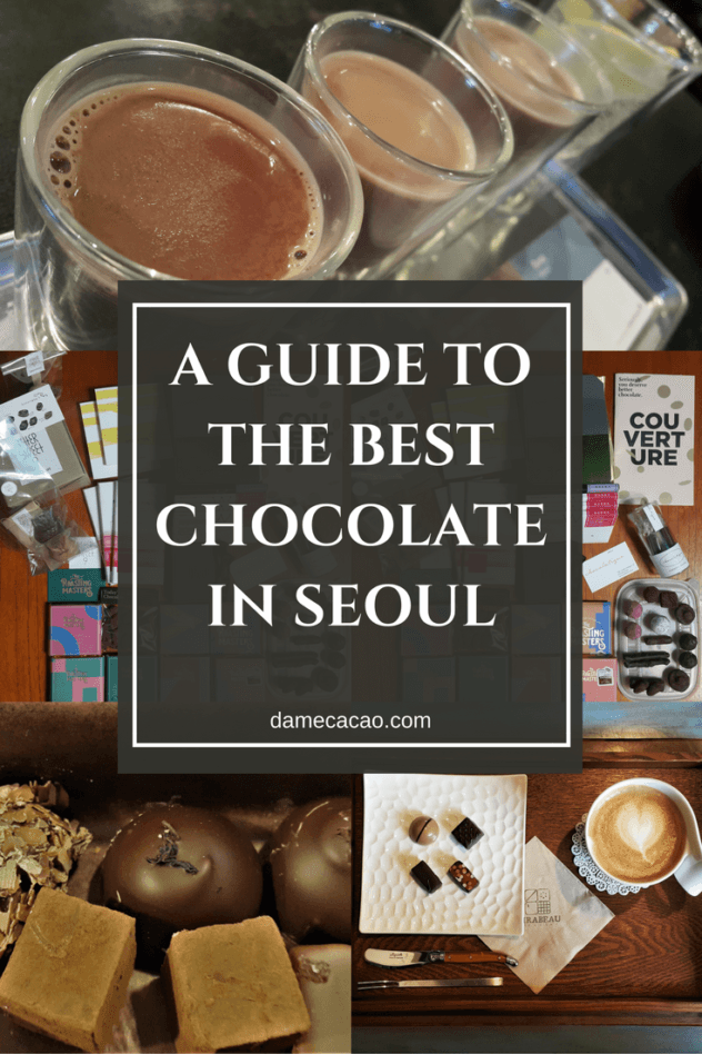 Seoul chocolate pinterest pin 1